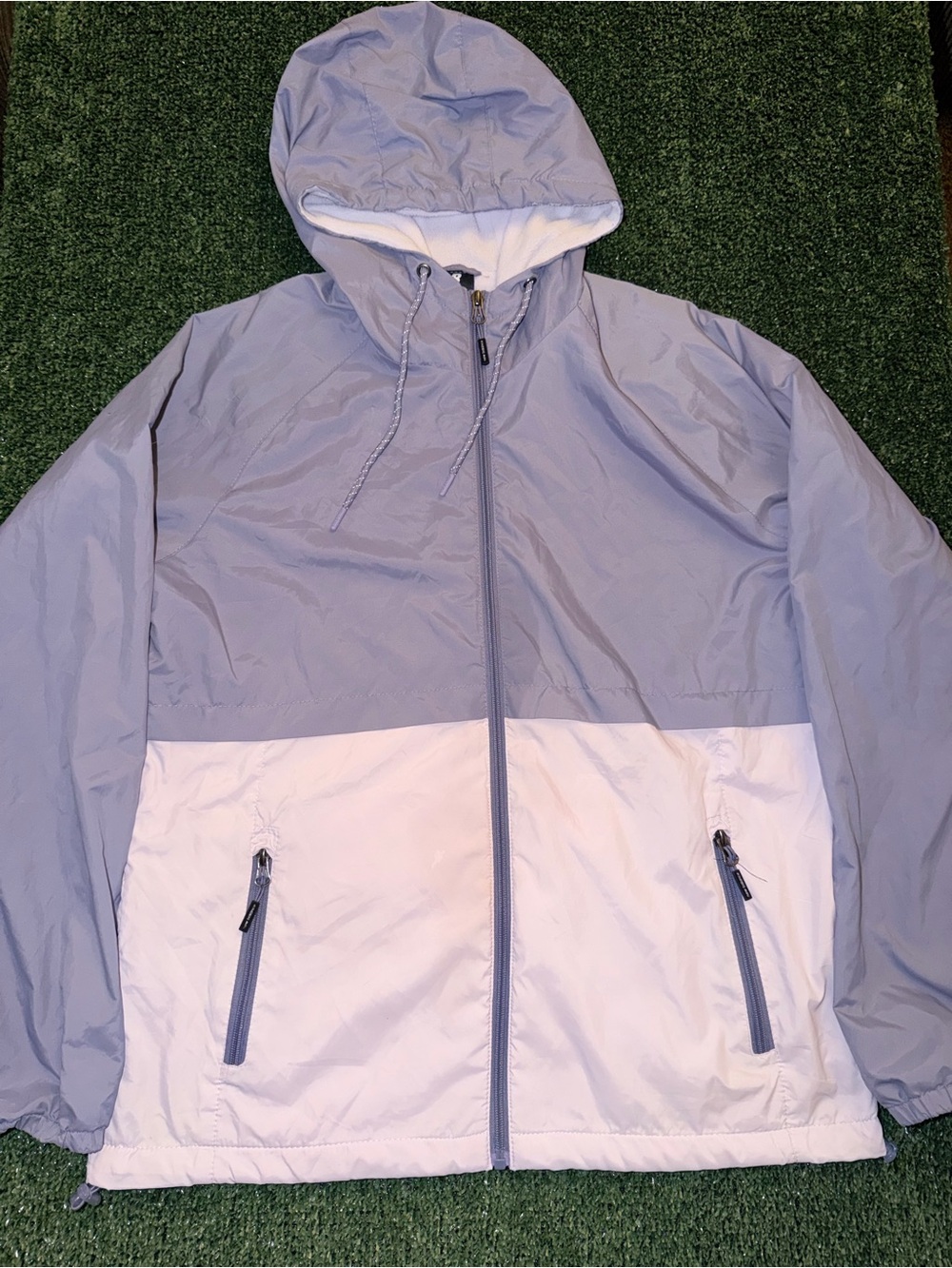 New Balance Fleece-Lined Hooded Windbreaker – Lavender Women’s Large